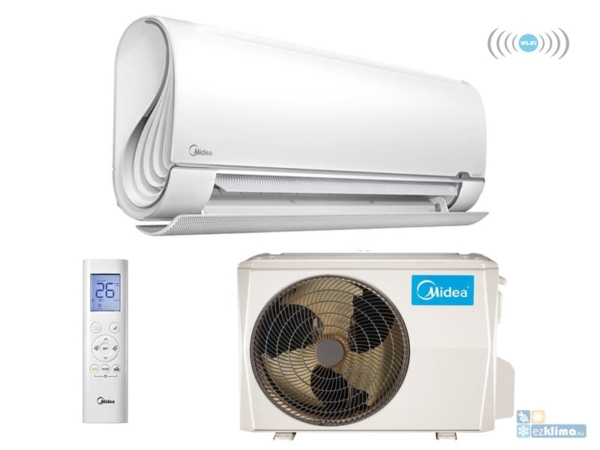 Midea BreezleSS+ MSFAAU-12HRFN8-WIFI - 5,3kW oldalfali split klíma