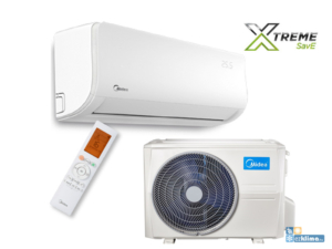 Midea MG2X-09SP Xtreme Save 2,5kW-os in verteres klíma